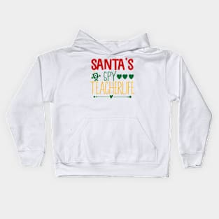 Christmas Teacher life Kids Hoodie